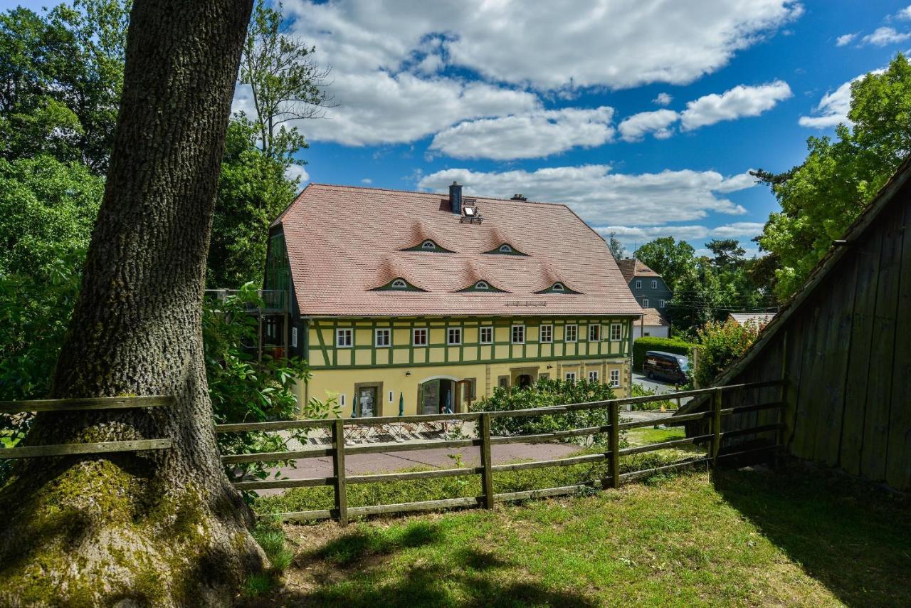 Ebersbach-Neugersdorf Romantische Ferien Auf Dem Nachhaltig Oekologisch Sanierten Bauernhof 아파트 외부 사진