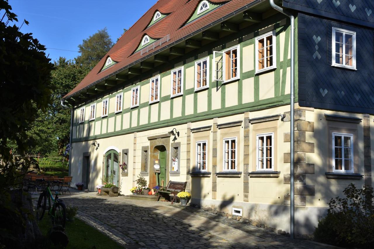 Ebersbach-Neugersdorf Romantische Ferien Auf Dem Nachhaltig Oekologisch Sanierten Bauernhof 아파트 외부 사진